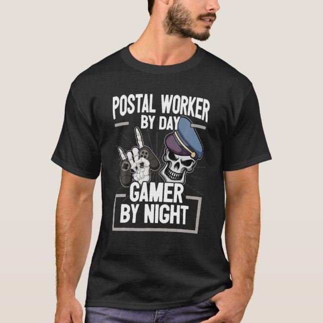 Postarbeiter Postman Postman Game Gaming Console T-Shirt (Vorderseite)