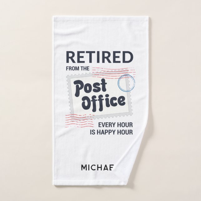 Postarbeiterrente Mailman Keepake Custom Handtuch (Handtuch)