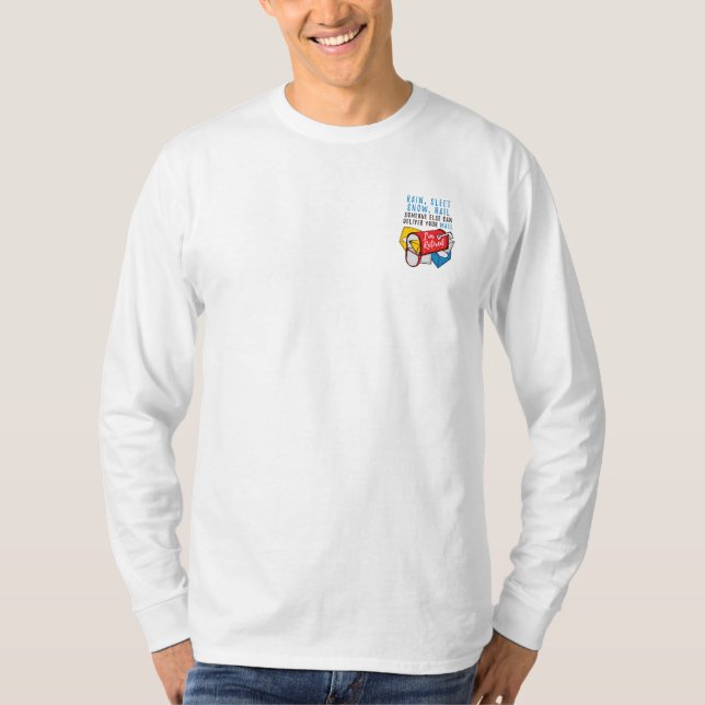 Postarbeiterruhestand Ehemaliger Mailman Novelty T-Shirt (Vorderseite)