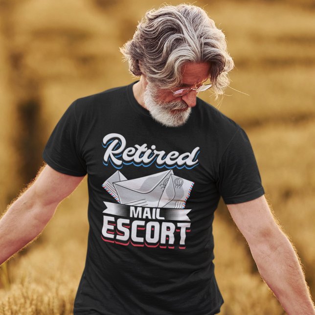 Postarbeiterruhestand Funny Remüde Mailman T-Shirt (Retired Postal Worker Mens T-Shirt)