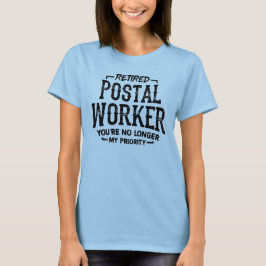 Postarbeiterruhestand Mailman Funny T-Shirt