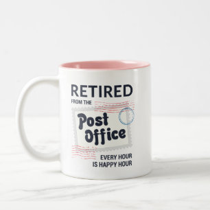 Postarbeiterruhestand Mailman Funny Zweifarbige Tasse