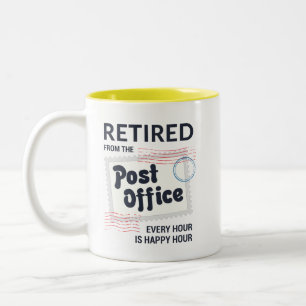 Postarbeiterruhestand Mailman Funny Zweifarbige Tasse