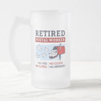 Postarbeiterruhestand Remüde Mailman Funny Gag