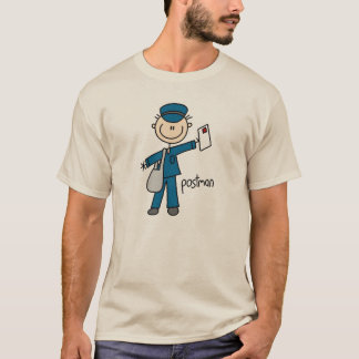 Postarbeitskraft-Strichmännchen T-Shirt