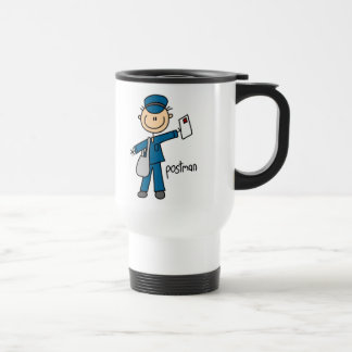 Postarbeitskraft-Strichmännchen-Tasse Reisebecher