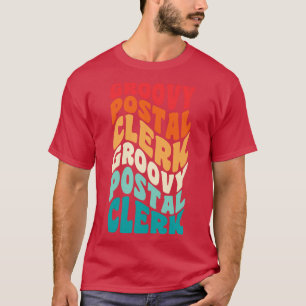 Postbeamter Vintage Retro 60er 70er 80er Vibes T-Shirt