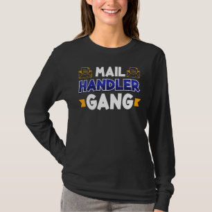Postbearbeiter Jobkollege und Mitarbeiter Bande T-Shirt