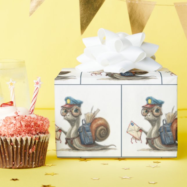Postbote Geschenkpapier (Geburtstagsparty)