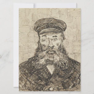 Postbote Joseph Roulin (Sepia-Skizze) (von van Gog Karte