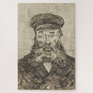 Postbote Joseph Roulin (Sepia-Skizze) (von van Gog Puzzle