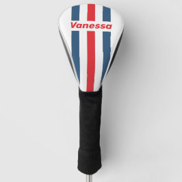 Postbote Nostalgische Pin-Streifen mit Namen Golf Headcover