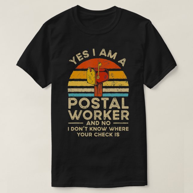 Postbote T-Shirt (Design vorne)