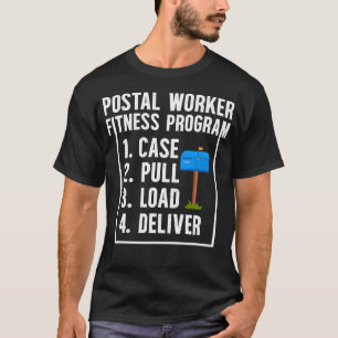 Postboten-Fitnessprogramm Postbotin Postbote T-Shirt