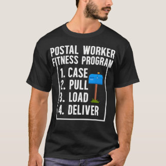 Postboten-Fitnessprogramm Postbotin Postbote T-Shirt