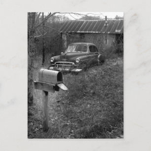 Postboxwagen Postkarte