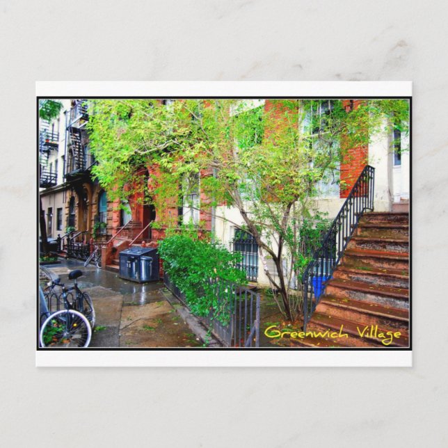 Postcard 1 - Greenwich Village, NYC Postkarte (Vorderseite)