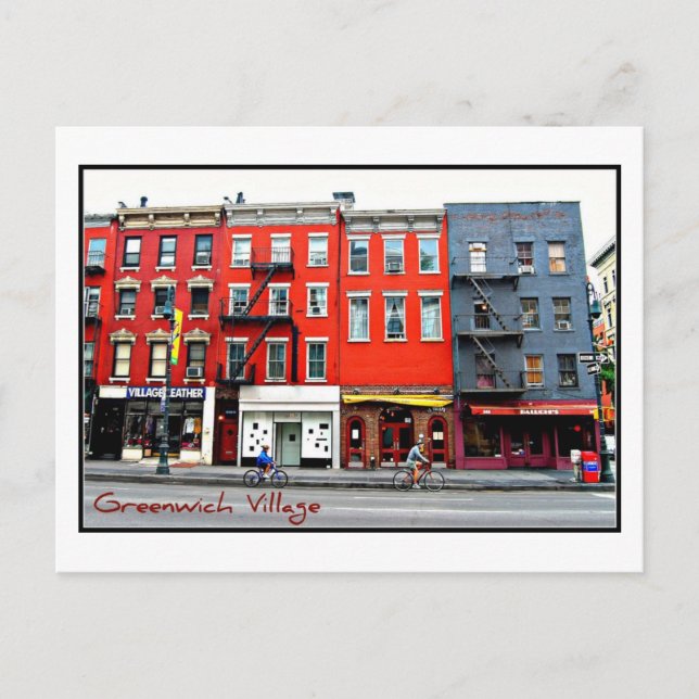 Postcard 3 - Greenwich Village, NYC Postkarte (Vorderseite)