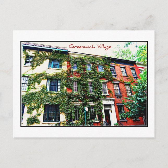 Postcard 4 - Greenwich Village, NYC Postkarte (Vorderseite)