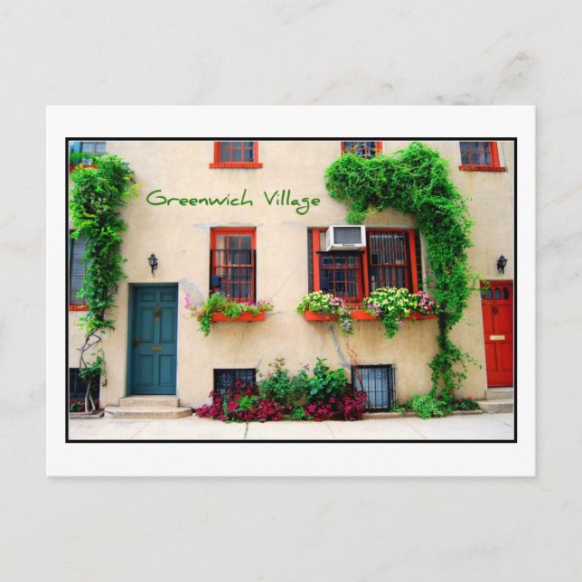 Postcard 6 - Greenwich Village, NYC Postkarte (Vorderseite)