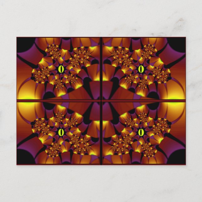 Postcard ~ "A Meeting of the Eyes" Postkarte (Vorderseite)