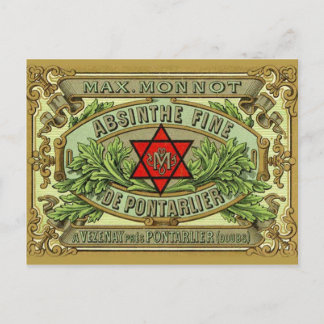 Postcard Absinthe Monnot Postkarte