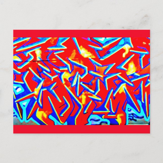 Postcard-Abstrakt/Misc-Graffiti Gallery 103 Postkarte (Vorderseite)