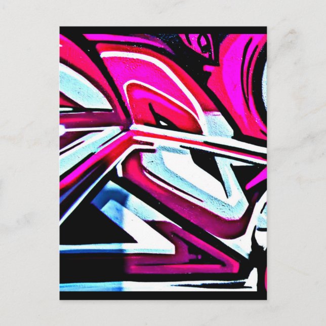 Postcard-Abstrakt/Misc-Graffiti Gallery 110 Postkarte (Vorderseite)