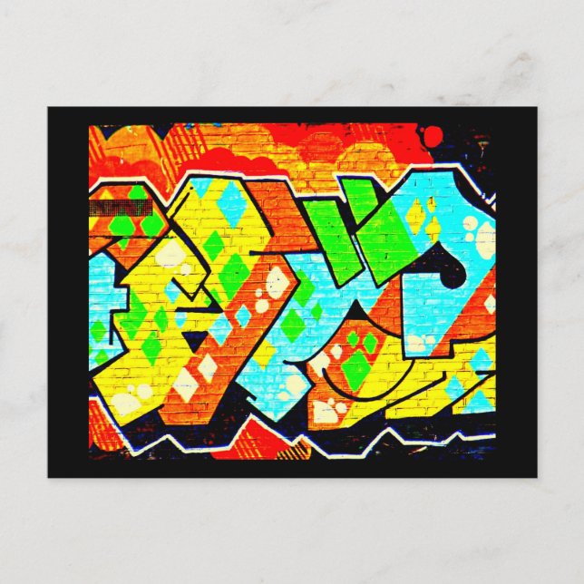 Postcard-Abstrakt/Misc-Graffiti Gallery 19 Postkarte (Vorderseite)