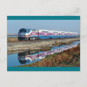 Postcard - ACE - Pendlerzug, Kalifornien Postkarte