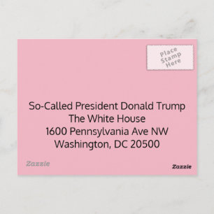 Postcard an Präsident Trump Postkarte