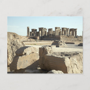 Postcard Ancient Ruins in Persepolis, Iran Postkarte