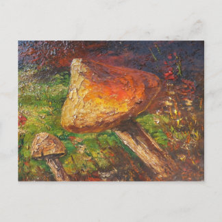 Postcard Ann Hayes Painting Mushroom Postkarte