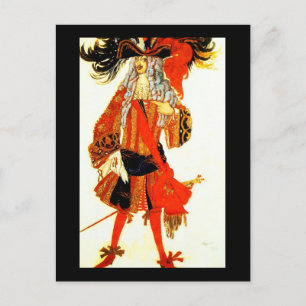 Postcard-Art der Mode-Bakst 18 Postkarte
