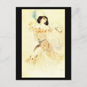 Postcard-Art der Mode-Bakst 25 Postkarte