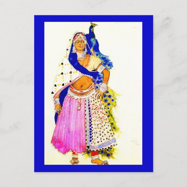 Postcard-Art des Mode-Baksts 6 Postkarte (Vorderseite)