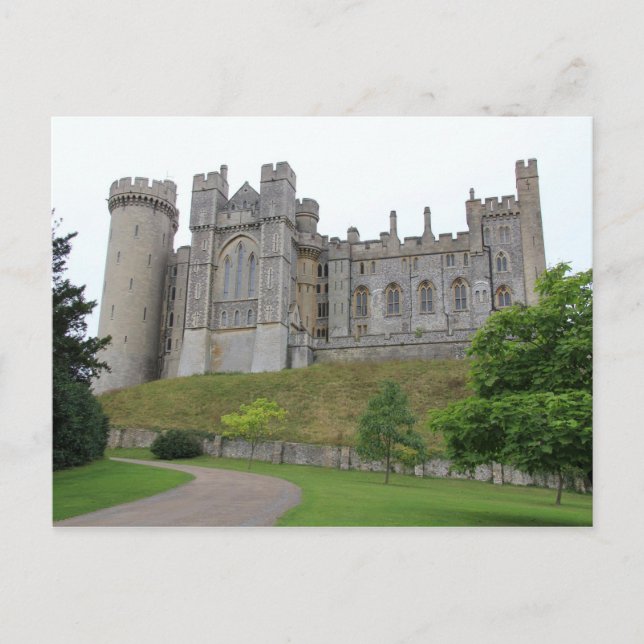 Postcard Arundel Castle Gesamt, West Sussex U.K. Postkarte (Vorderseite)