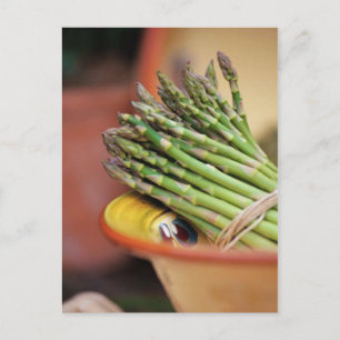 POSTCARD ASPARAGUS POSTKARTE