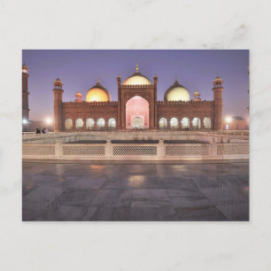 Postcard Badshahi Mosque in Lahore, Pakistan Postkarte