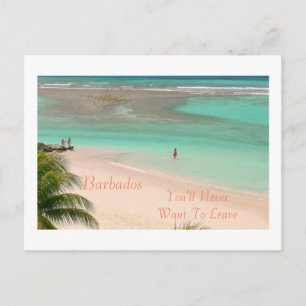POSTCARD, BARBADOS - SIE WERDEN NIE GEWOLLT, VERLA POSTKARTE