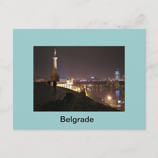 postcard Belgrad Monument Winner Postkarte (Vorderseite)