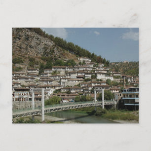Postcard Berat bridge, Albanien Postkarte