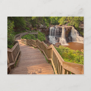 Postcard Blackwater Falls Staat Park West Virginia Postkarte