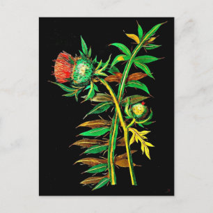 Postcard-Botanische Kunst-Mary-Delany 6 Postkarte