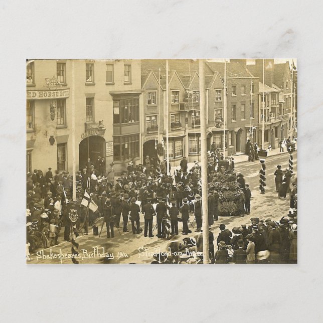 Postcard, Bridge Street, Stratford-upon-Avon Postc Postkarte (Vorderseite)