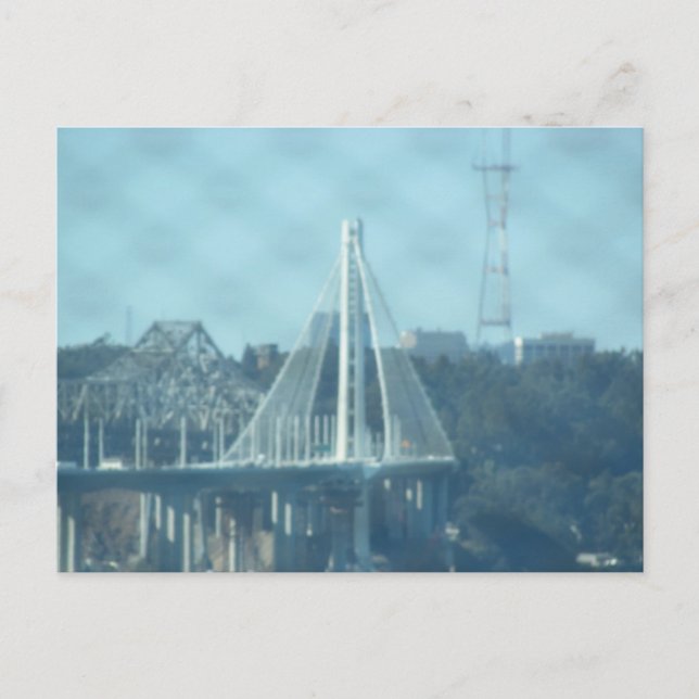 Postcard - Bridge Tower von Oakland Postkarte (Vorderseite)