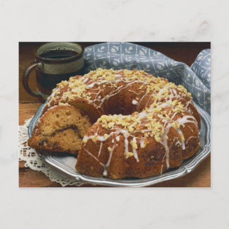 POSTCARD BUNDT KAFFEE CAKE POSTKARTE