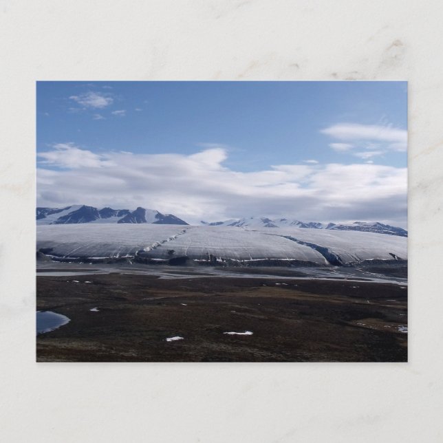 Postcard Bylot Island Glacier, Nunavut, Kanada Postkarte (Vorderseite)