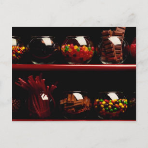 POSTCARD CANDY STORE POSTKARTE