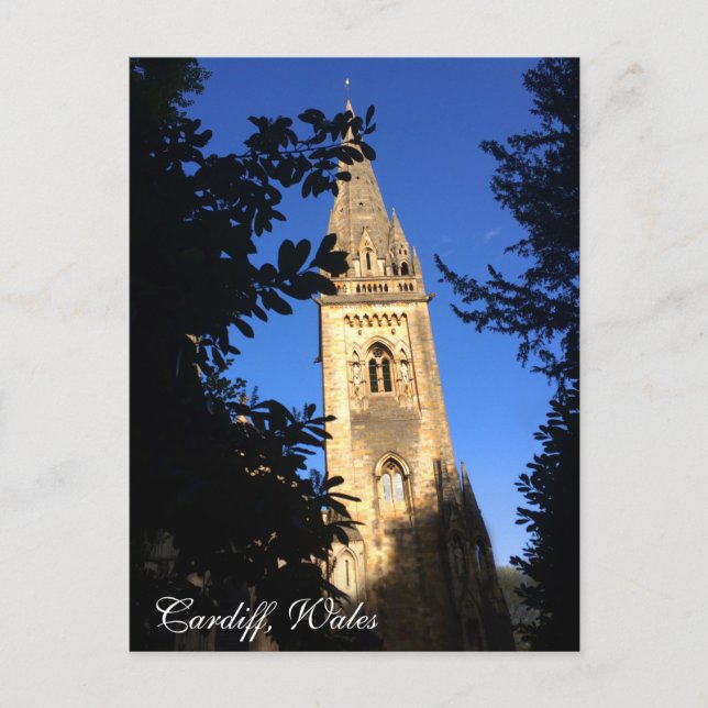 Postcard - Cardiff, Wales, Llandaff Kathedrale Postkarte (Vorderseite)